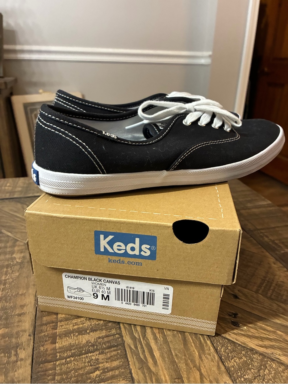 Keds Champion Canvas Sneakers in Black
